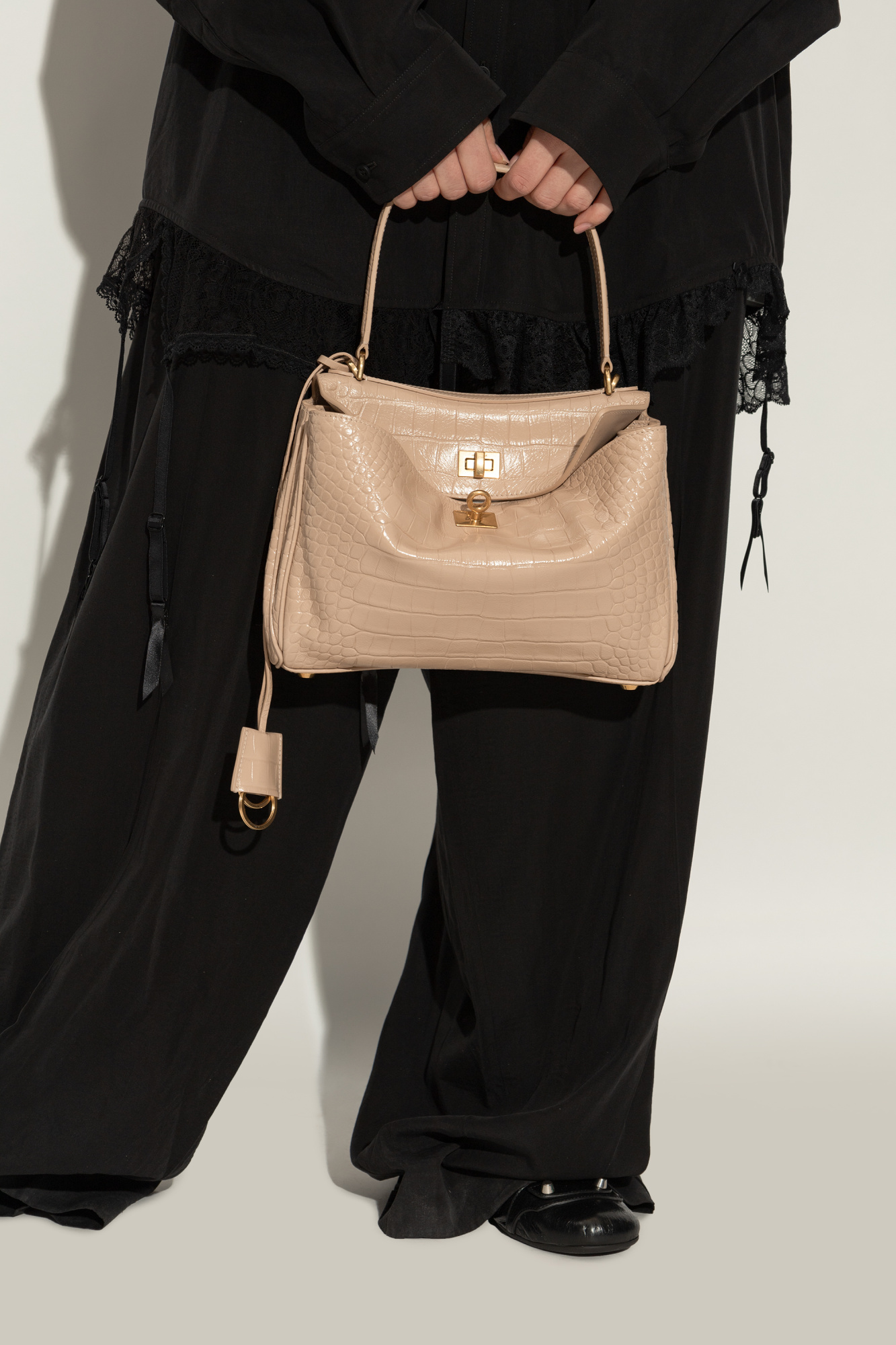 Beige Handbag Rodeo Small Balenciaga - Vitkac AS